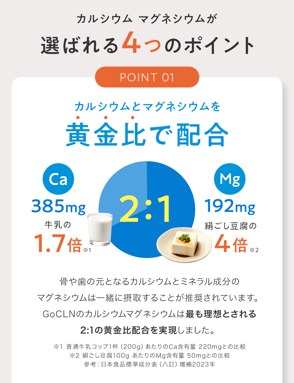 カルシウム＋マグネシウム CaMg 沖縄珊瑚由来の安心サプリ